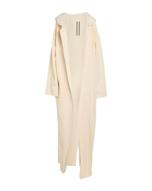 Rick Owens Natural Coat Cotton