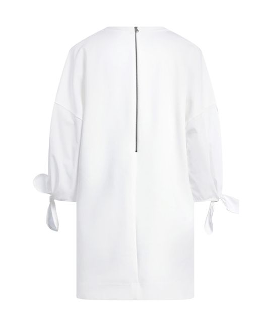 Max Mara White Mini-Kleid