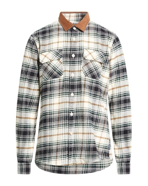 Barbour Gray Shirt Cotton for men