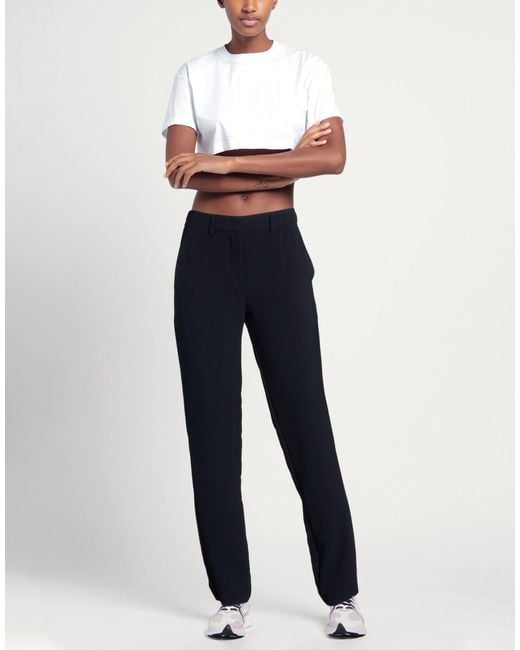 RUE DU BAC Blue Pants Polyester, Elastane