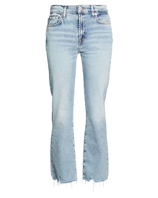7 For All Mankind Blue Jeans Cotton, Modal, Elastomultiester, Elastane