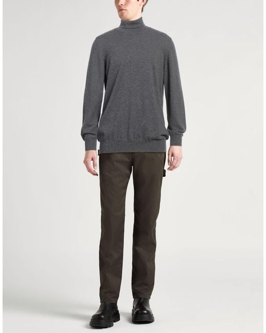 Lardini Gray Turtleneck Cashmere for men
