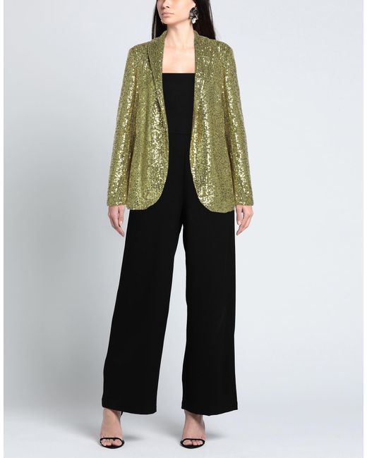 ( COSETTA ) Green Blazer Polyester, Elastane