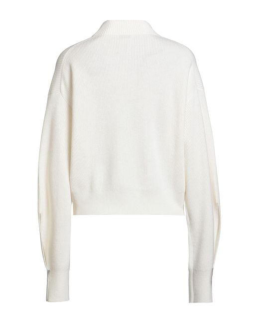 Brunello Cucinelli White Turtlenecks