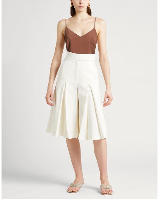 Peserico Brown Top Cotton, Polyester