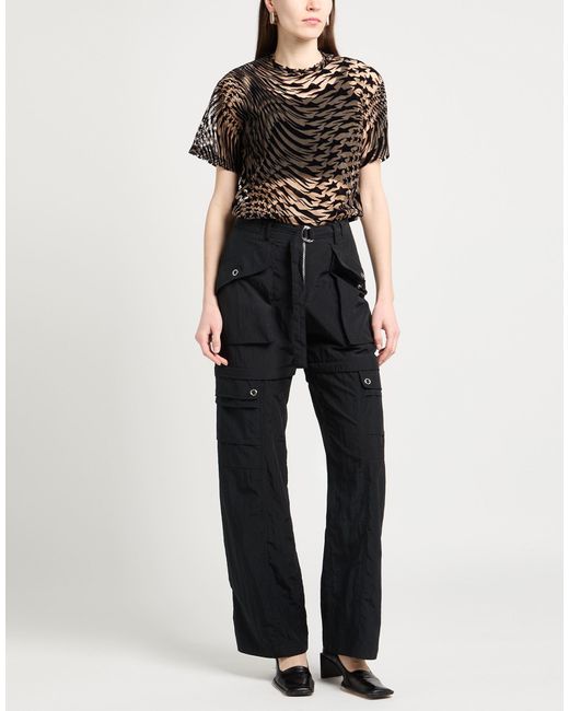 Mugler Black Blush T-Shirt Polyamide, Elastane