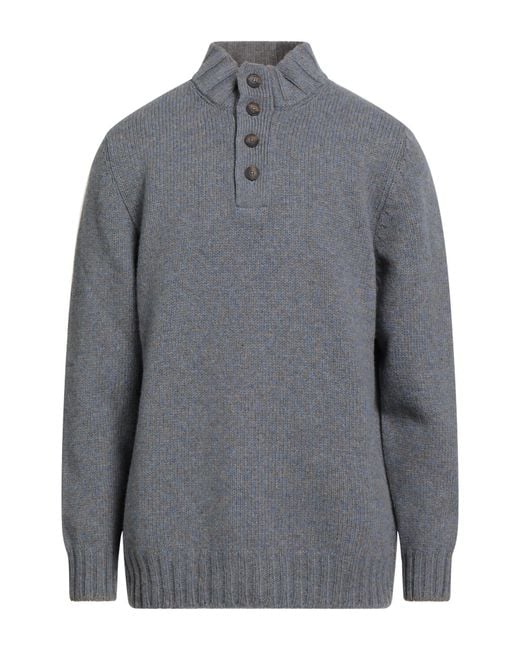 Gran Sasso Gray Turtlenecks for men