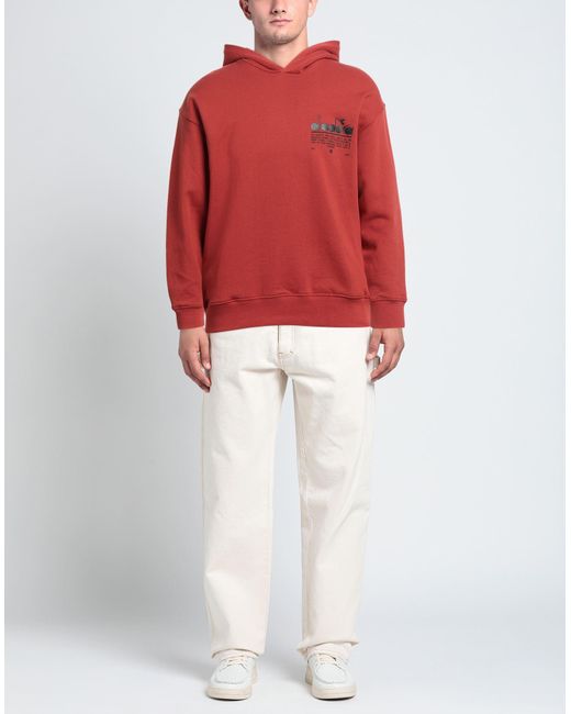 Diadora Red Sweatshirt for men