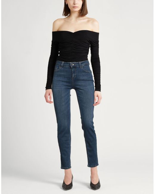 Liu Jo Blue Better Denim Jeans Cotton, Elastane