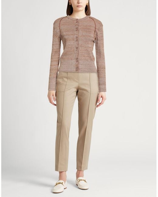 Nina Ricci Brown Cardigan Viscose, Wool, Polyamide