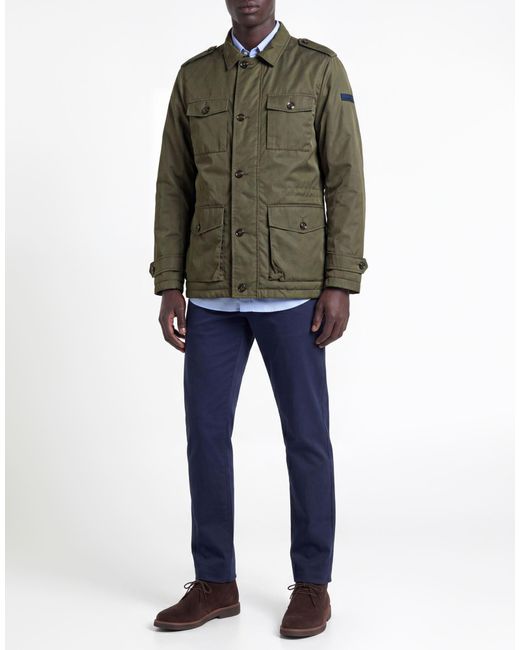 Façonnable Green Jacket Polyester for men