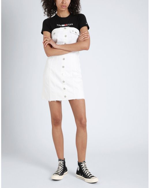 Tommy Hilfiger White Mini-Kleid