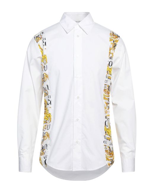 Versace White Shirt Cotton, Viscose for men