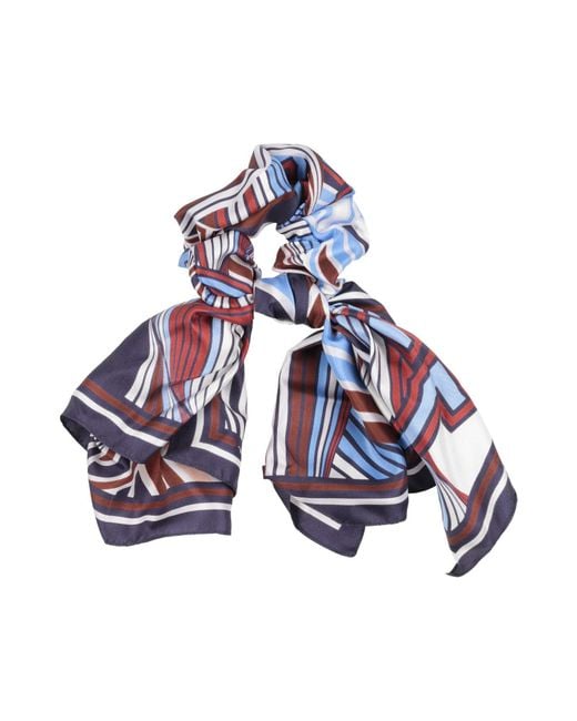 Ferragamo Blue Hair Accessory Silk