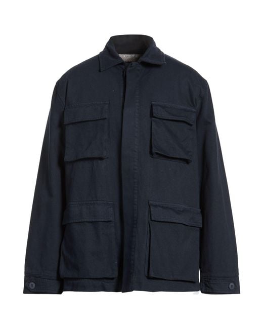 Crossley Blue Jacket Cotton for men
