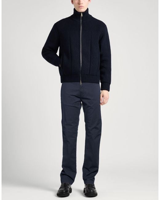 Massimo Alba Blue Pants Cotton, Elastane for men