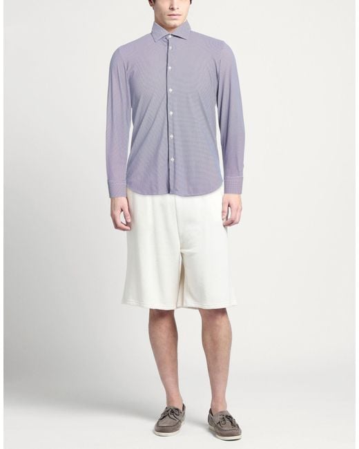 GMF 965 Purple Shirt Polyamide, Elastane for men