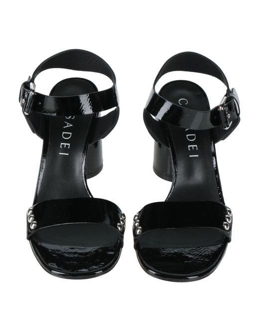 Casadei Black Sandals