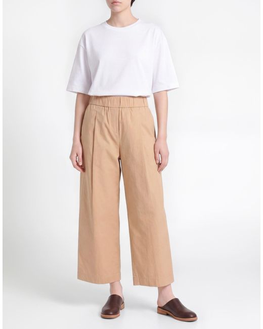 ALESSIA SANTI Natural Pants Cotton
