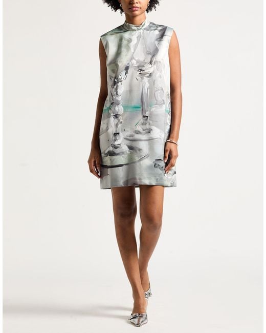 MSGM White Mini-Kleid