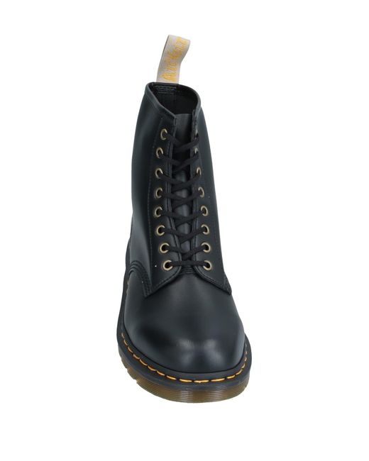 Dr. Martens Black Ankle Boots Textile Fibers for men