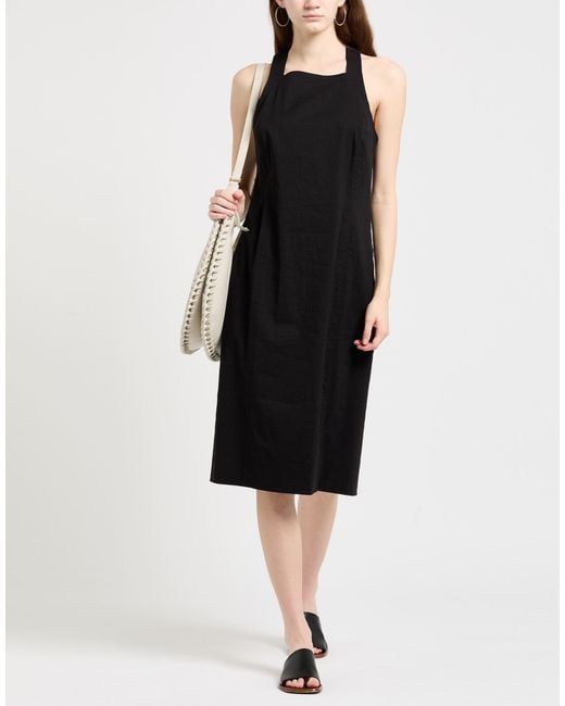 Theory Black Midi Dresses