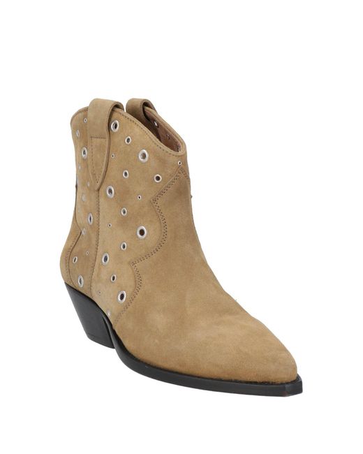 Isabel Marant Natural Ankle Boots