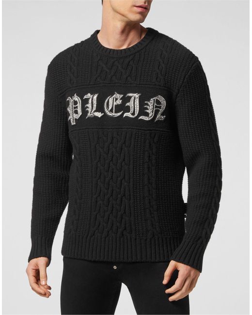 Pullover Philipp Plein pour homme en coloris Black