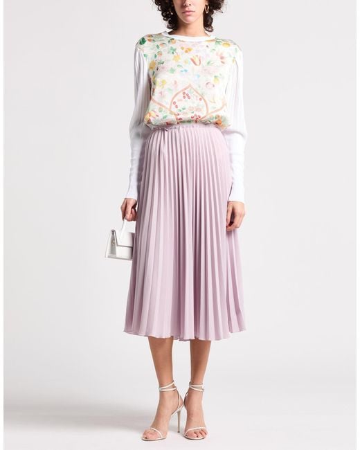 LEONARD Paris White Top Silk, Elastane