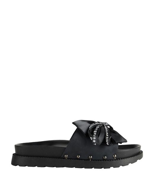 Laura Biagiotti Black Sandals