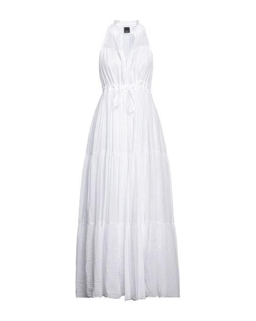 Pinko White Maxi Dress
