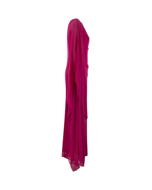 Robe longue Max Mara Studio en coloris Pink