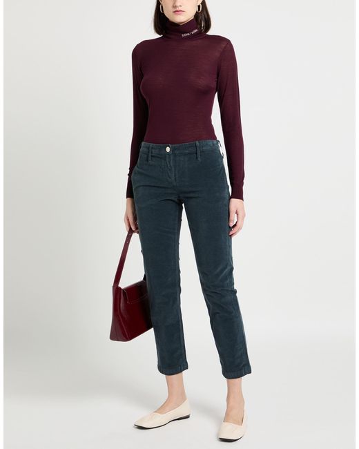 Jacob Cohen Blue Slate Pants Cotton, Elastane
