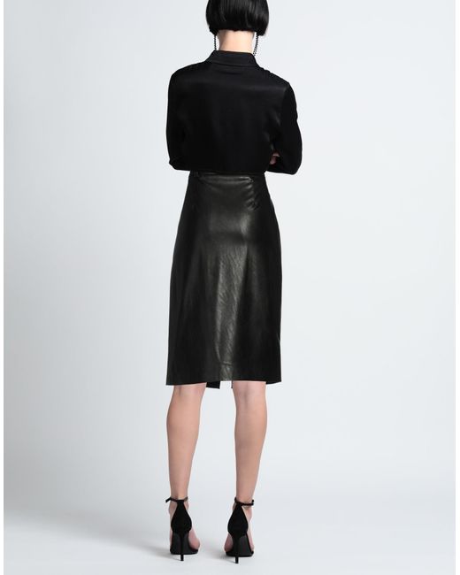 Pinko Black Midi Skirt