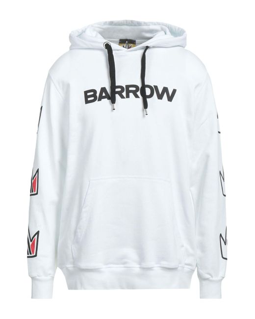 Barrow White Sweatshirt for men