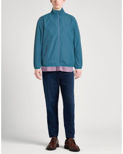 Barbour Blue Slate Jacket Polyester for men