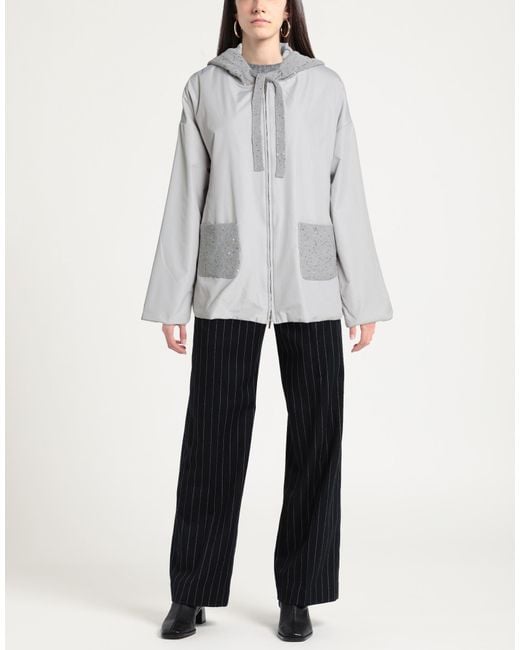 Le Tricot Perugia Gray Light Jacket Polyester
