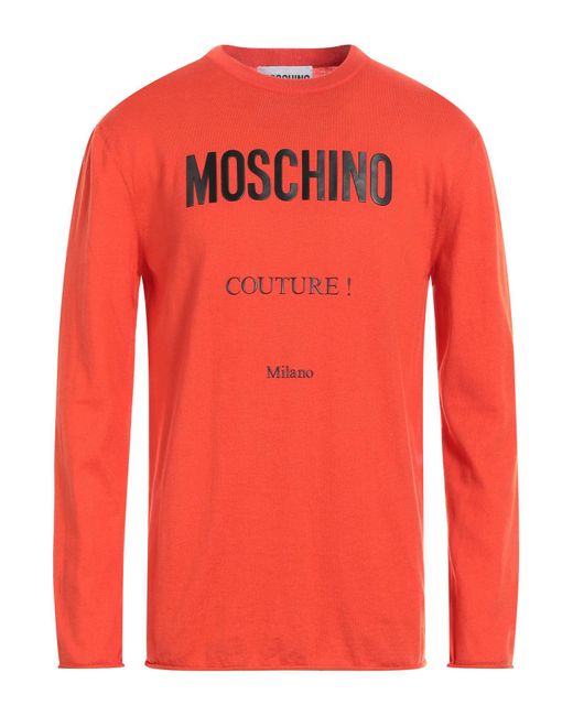 Moschino Jumper in Red for Men Lyst UK