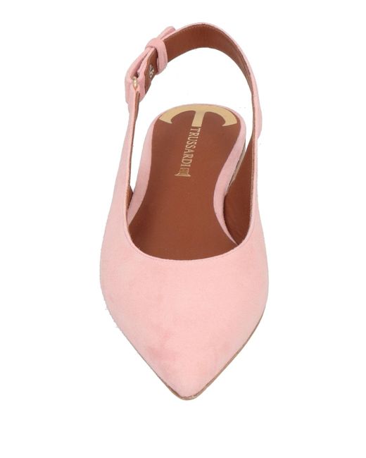 Trussardi Pink Ballet Flats