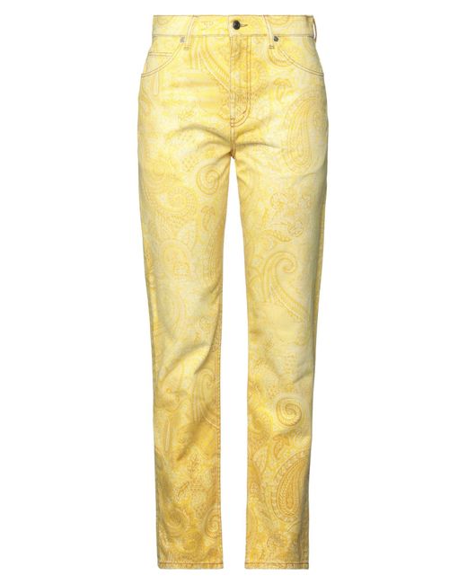 Etro Yellow Jeans