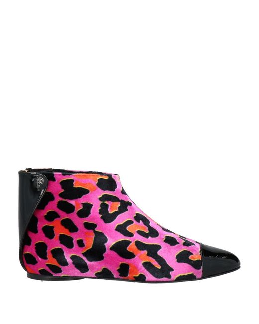 Emilio Pucci Pink Ankle Boots