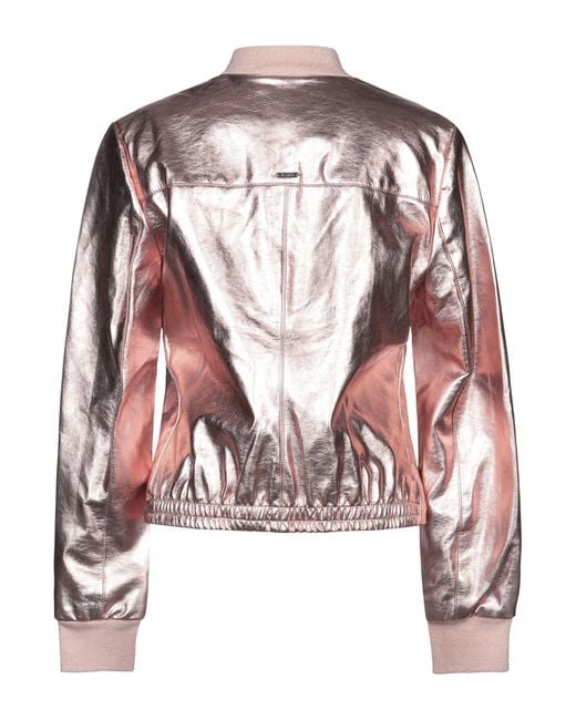Guess Jacket in Pink Lyst