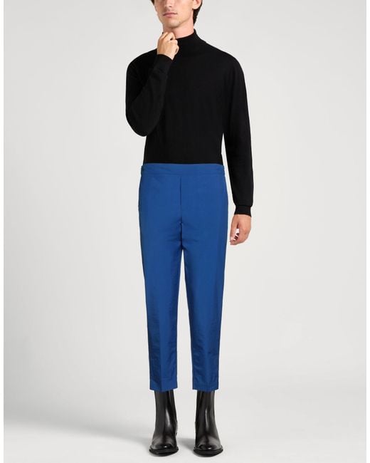 Maison Kitsuné Blue Trouser for men