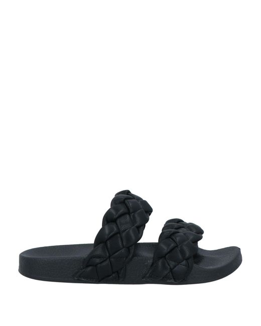 Colors Of California Black Sandals