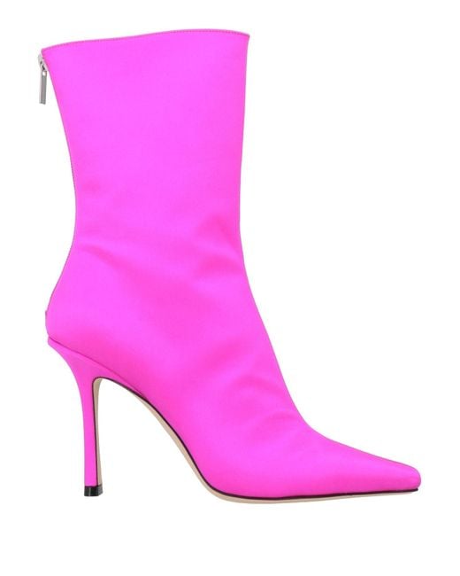 Jimmy Choo Pink Ankle Boots