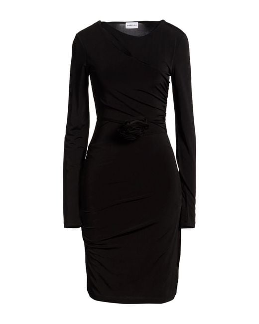 Marella Black Mini Dress Viscose, Elastane