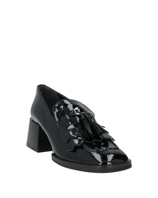 POESIE VENEZIANE Black Loafers Leather