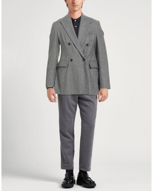 Eleventy Gray Blazer Wool for men
