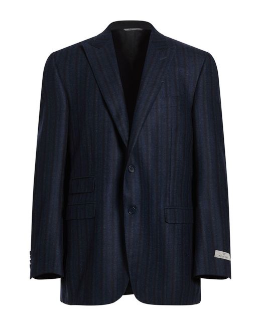 Canali Blue Blazer Wool for men
