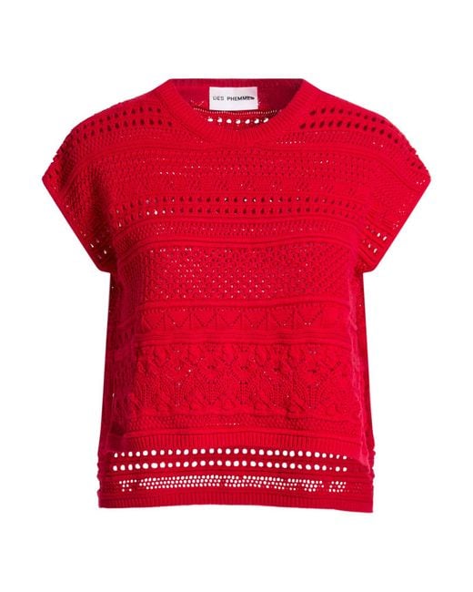 Pullover DES_PHEMMES de color Red